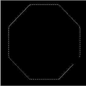 Contours de l'octogone