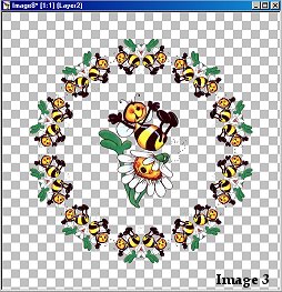 Abeille et kalidoscope